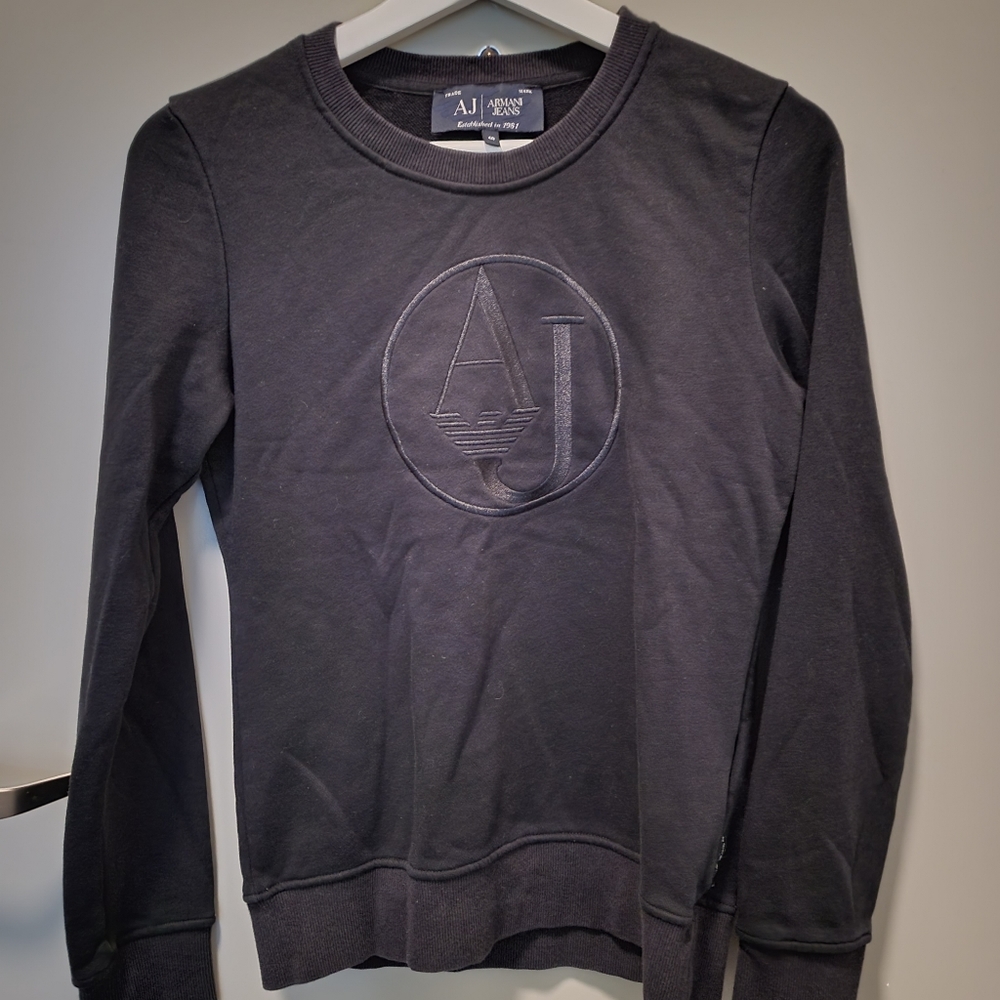 Armani Jeans Black Sweater